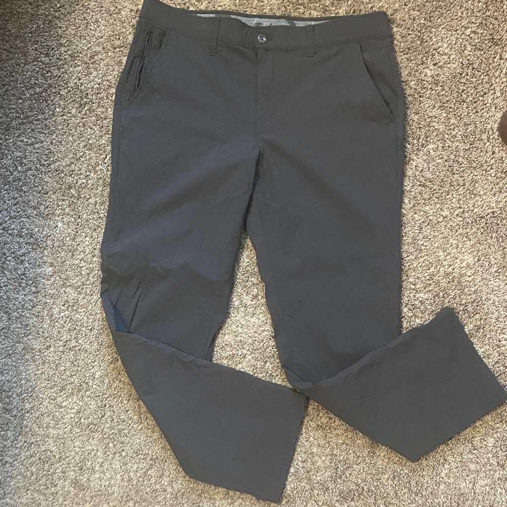 Weatherproof Men's Charcoal Gray Chinos